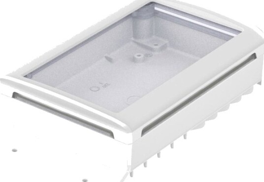 Bopla Boversa 48324330 Veggmontert Aluminium/Polykarbonat Hvit RAL 9003