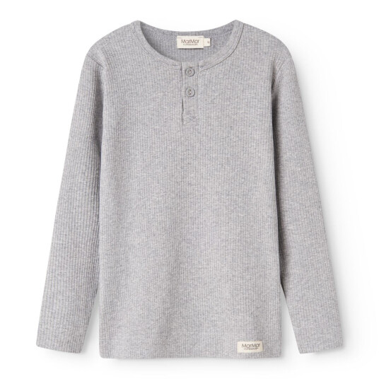 MarMar Modal Melange Light Grey Melange Bluse 3 år/98