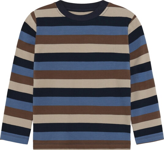 Minymo T Shirt Ls Y/D Navy 128