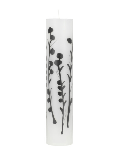 Kunstindustrien Wax Alter Candles 5 X 25- Black Wild Flowers - Multi/patterned - ONE SIZE Kunstindustrien Wax Alter Candles 5 X 25- Black Wild Flowers - Multi/patterned - ONE SIZE