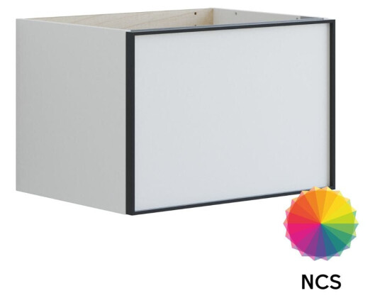 Dansani Inzo Alu ramme Svart Servantskap 1 Skuff B60 120xh40xd44cm NCS Farge / 60cm Dansani Inzo Alu ramme Svart Servantskap 1 Skuff B60 120xh40xd44cm NCS Farge / 60cm