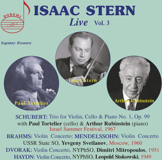Isaac Stern, Russian State Symphony Orchestra, PhilharmonicSymphony Orchestra Of New York Live Vol.3 CD