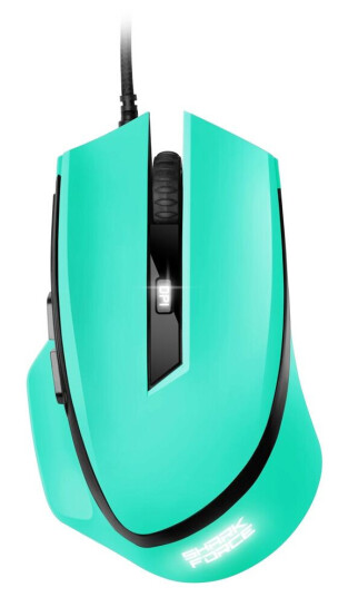 Sharkoon SHARK Force gamingmus, mintgrønn