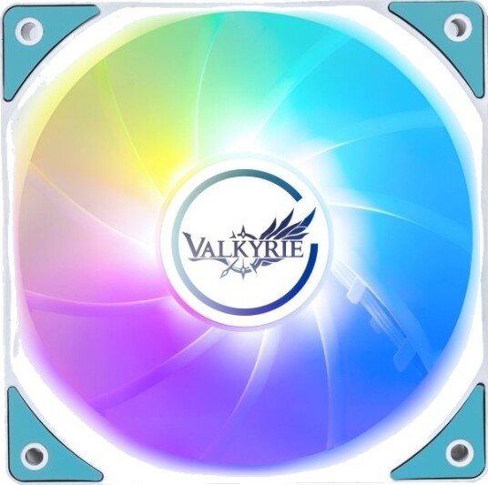 Valkyrie V12f Argb Kabinettvifte Hvit Valkyrie V12f Argb Kabinettvifte Hvit