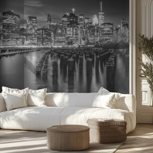 Tapet Urban Nightscape Tapet Urban Nightscape