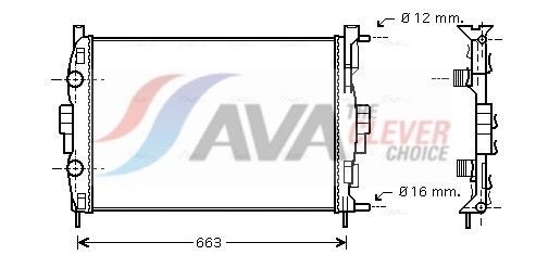 Radiator AVA Clever Choice RT2307 Radiator AVA Clever Choice RT2307