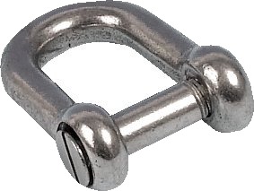 Ankersjakkel D, syrefast - 8 mm - 47 mm - 17 mm