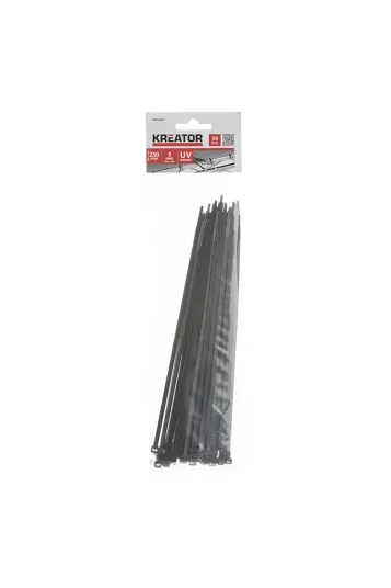 Kreator Strips 50 pk Sort UV 250x5 mm Kreator Strips 50 pk Sort UV 250x5 mm