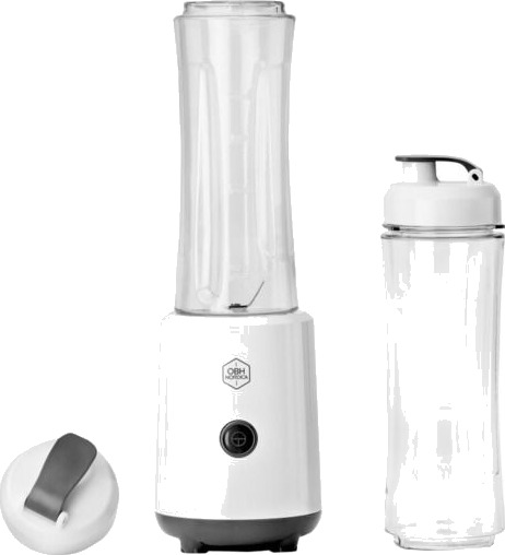 Obh Nordica Twister Go Smoothieblender 300W med Pulsfunksjon 0,6L Hvit Obh Nordica Twister Go Smoothieblender 300W med Pulsfunksjon 0,6L Hvit