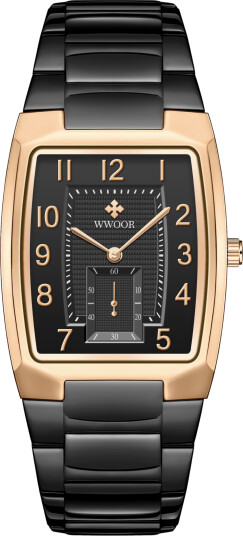WWOOR Chronolux Black Rose Gold