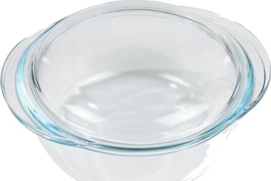 Pyrex Essentials ildfast form med lokk 2,1L glass