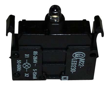 Eaton M22 LED W Lysdiodeelement for RMQ Titan Elfordeling & strømforsyning