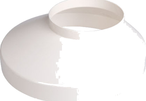 Plastmo kumkrage Ø110x130mm, hvit