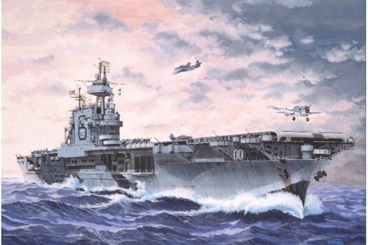 Revell USS Enterprise CV-6 Modellsett 1:1200 - Marineskip