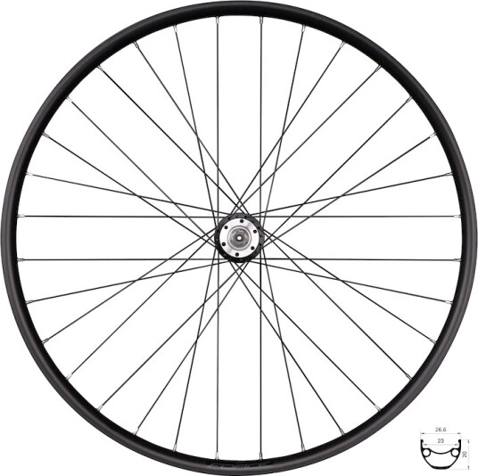 Force XC bakhjul 29" Shimano 8-11 speed disc 6 bolt 32 eiker