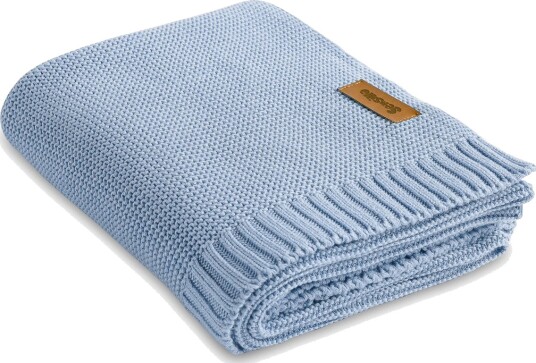 Sensillo Bambus Bomullsteppe Til Baby 80x100 Cm Blå Sensillo Bambus Bomullsteppe Til Baby 80x100 Cm Blå
