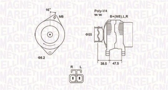 Dynamo MAGNETI MARELLI 063731798010