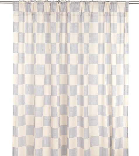 NOBODINOZ Sheer Coton Voile Curtain Wendy Blue ONE SIZE x 280 NOBODINOZ Sheer Coton Voile Curtain Wendy Blue ONE SIZE x 280