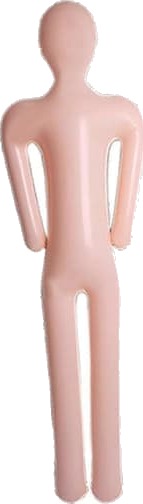 Oppblåsbar Mannequin Full Størrelse Oppblåsbar Kropp for DIY Halloween-dekorasjoner