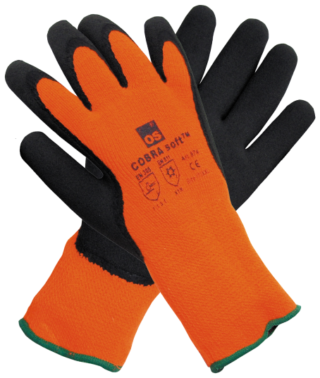 Otto Schachner Arbeidshanske Cobra Soft Hi Viz Oransje Str. 9