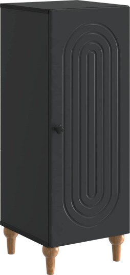 Serviesskap Svart 33 x 34,5 x 90 cm Konstruert tre Serviesskap Svart 33 x 34,5 x 90 cm Konstruert tre