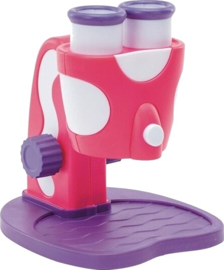 Geosafari Jr. Mikroskop For Barn X 8 Rosa