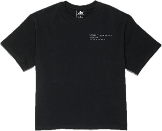 Rungne Open Project Tee Black M Rungne Open Project Tee Black M