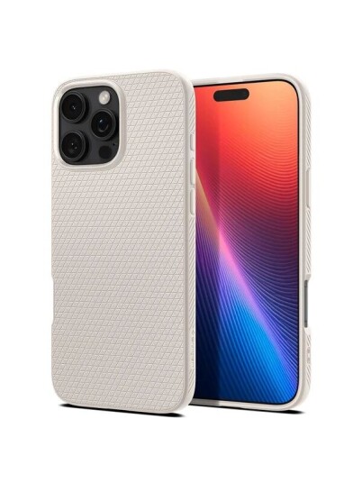 Spigen Liquid Air Mobildeksel til iPhone 16 Pro Max i Naturtitani