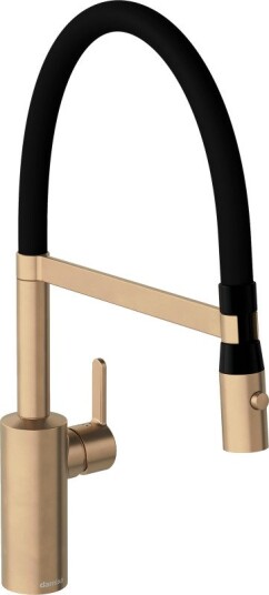 Damixa Silhouet Pro Kjøkkenkran 223 mm Tut Børstet Bronse