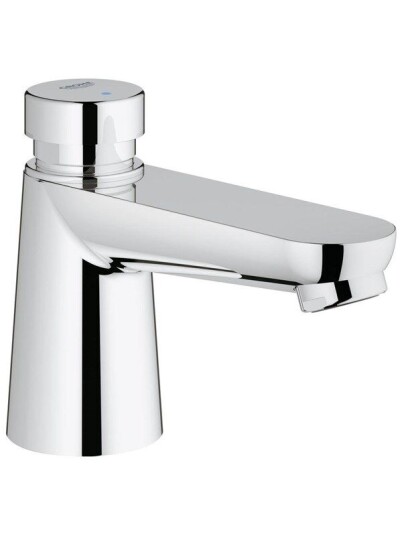 Grohe Euroeco Cosmopolitan T Selvlukkende Kran Krom med Justerbar Gjennomstrømning Grohe Euroeco Cosmopolitan T Selvlukkende Kran Krom med Justerbar Gjennomstrømning