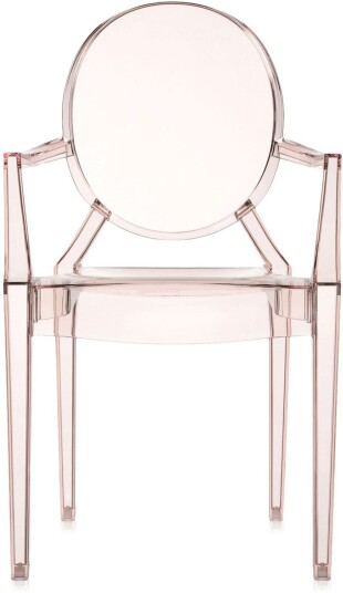 Kartell - Louis Ghost Chair 4852 Sunset Orange Spisestoler Philippe Starck Oransje Plast
