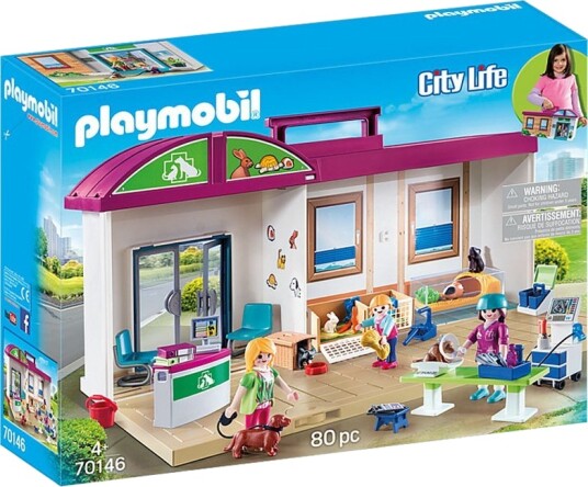 Playmobil City Life Bærbar Veterinærklinikk 70146