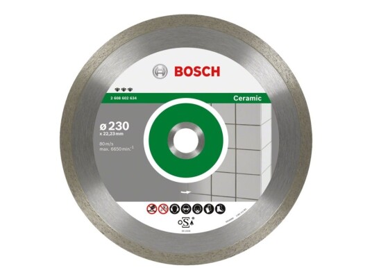 Bosch Best For Ceramic - Diamantskjæreplate - For Keramisk - 230 Mm Bosch Best For Ceramic - Diamantskjæreplate - For Keramisk - 230 Mm