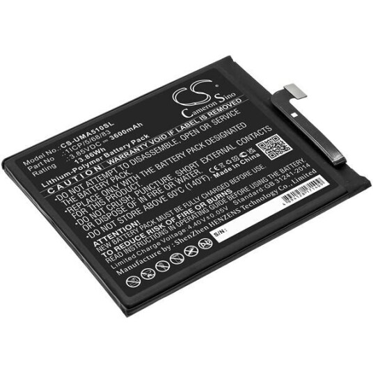 UMIDIGI A5 Pro batteri (3950 mAh 3.85 V, Sort)