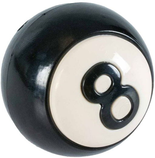 Coockoo Eight-Ball Hundeball Svart/Vit