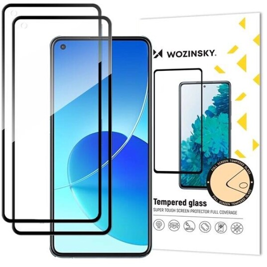 Wozinsky Full Glue Tempered Glass Tempered Glass for Xiaomi Redmi Note 14S 2 Pack