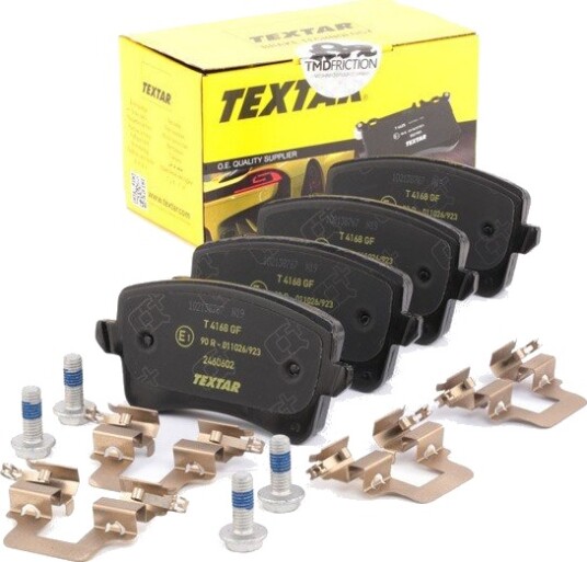 Bremseklosser sett TEXTAR 2460602 Bremseklosser sett TEXTAR 2460602