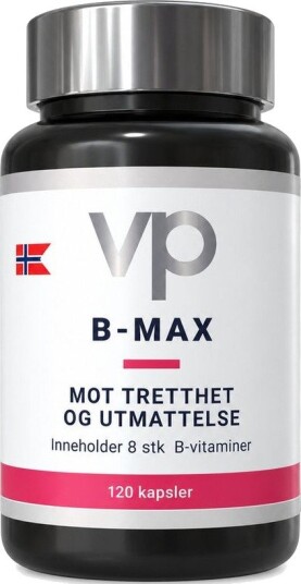 B-Max B-vitaminkompleks 120 kapsler B-Max B-vitaminkompleks 120 kapsler