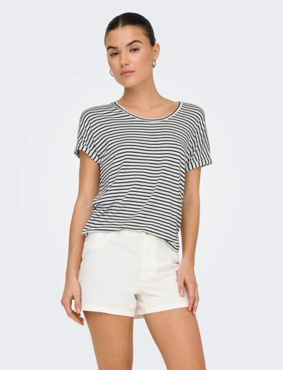 JDY Jdysissy S/S O Neck Top Jrs Noos White M JDY Jdysissy S/S O Neck Top Jrs Noos White M