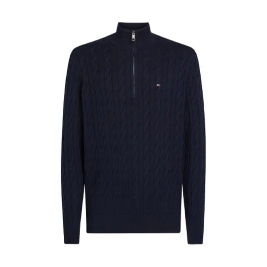 Tommy Hilfiger Herre Strikkevarer Blå L,