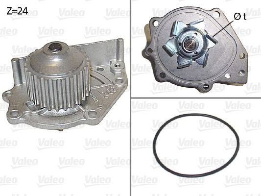 VALEO 506114 Vannpumpe VALEO 506114 Vannpumpe