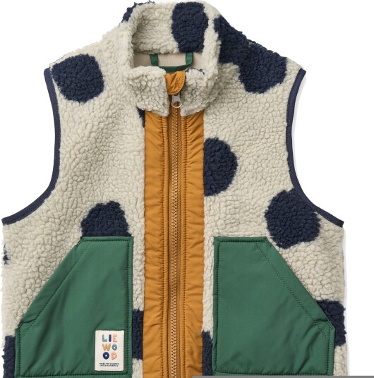 Liewood Noam Pile Vest Cream 104