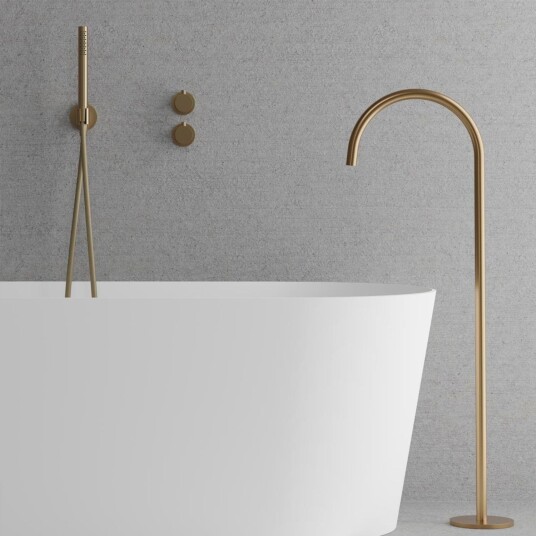 Scandtap Steel Harmonized Bliss 4 Badekarpakke Champagne Scandtap Steel Harmonized Bliss 4 Badekarpakke Champagne