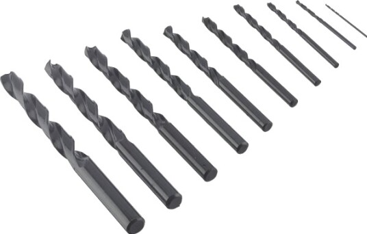 Borebits Irwin Hss-R Din338 Sett 10 Stk. 1–2–3–4–5–6–7–8–9–10 Mm I Kasse