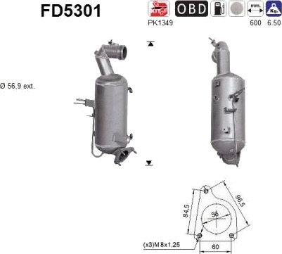 Partikkelfilter AS FD5301