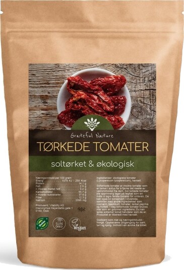 Soltørket tomat halvdelte Økologisk 250 g Soltørket tomat halvdelte Økologisk 250 g