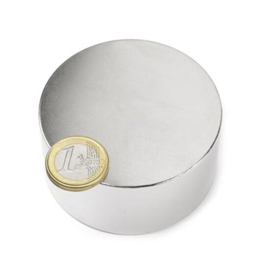 SuperMagneter Meget Kraftig Stor Neodym Diskmagnet Ø 70 X 50 Mm