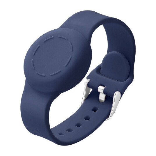 TRIACLE SILIKON ARMBÅND TIL APPLE AIRTAG FOR BARN, BLÅ TRIACLE SILIKON ARMBÅND TIL APPLE AIRTAG FOR BARN, BLÅ