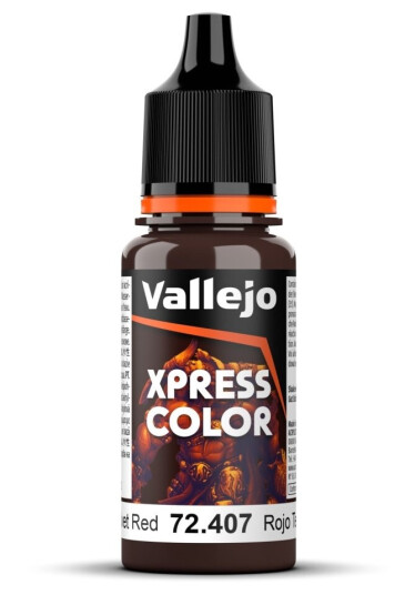 Vallejo 72.407 Rød Acryl Maling Væske 18 Ml 1 Stykker