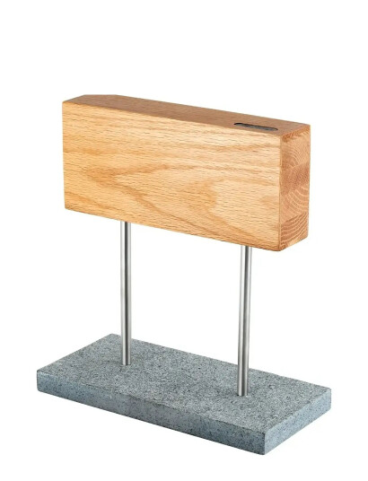 Laguiole Style de Vie Knife Block Magnetic Oak Sdv - Brown - 25X12X27.5CM Laguiole Style de Vie Knife Block Magnetic Oak Sdv - Brown - 25X12X27.5CM